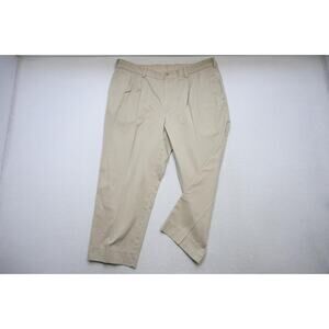 Bills Khakis M2 Pants Made In USA Chinos Flat Front Tan Mens Sz 42 x 27.5
